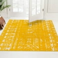 thumbnail image 1 of Unique Loom Lennon Collection Area Rug - Zal (10' Square Yellow/Ivory), 1 of 7
