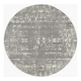 thumbnail image 1 of Unique Loom Lennon Collection Area Rug - Zal (2' Round Gray and Ivory), 1 of 11