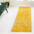 thumbnail image 1 of Unique Loom Lennon Collection Area Rug - Zal (2' x 6' 1" Runner Yellow/Ivory), 1 of 7