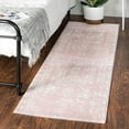 thumbnail image 1 of Unique Loom Lennon Collection Area Rug - Zal (3' 3" x 14' 1" Runner Pink/Ivory), 1 of 7