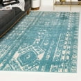 thumbnail image 1 of Unique Loom Lennon Collection Area Rug - Zal (7' 10" x 10' Rectangle Light Blue/Ivory), 1 of 7