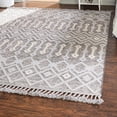 thumbnail image 1 of Unique Loom Arlo Collection Area Rug - Lenny (7' 10" Square Gray/Ivory), 1 of 6