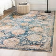 thumbnail image 1 of Unique Loom Lola Collection Area Rug - Classic (7' 10" x 10' 2" Rectangle Blue/Beige), 1 of 7