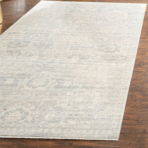 Unique Loom Lola Collection Area Rug - Classic (7' 10" x 10' 2" Rectangle Gray/Cream)