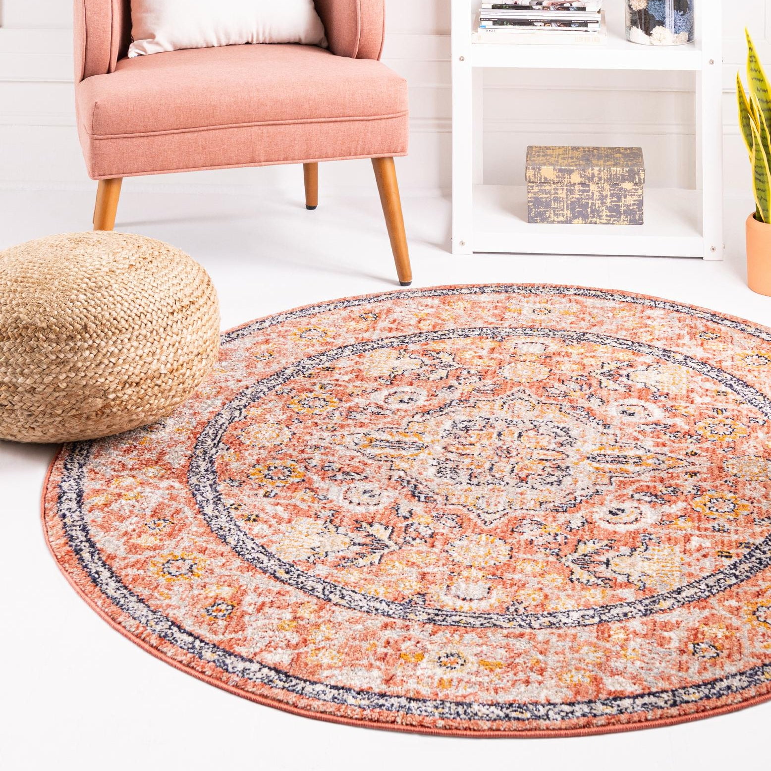 Unique Loom Lola Collection Area Rug - Traditional (5' 2