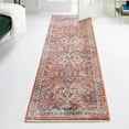 thumbnail image 1 of Unique Loom Lola Collection Area Rug - Vivacious (2' 7" x 10' 2" Runner Brick Red/Gray), 1 of 7
