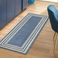 thumbnail image 1 of Unique Loom Lotus Collection Area Rug - Guyana (2' x 10' Runner Blue/Light Blue), 1 of 7