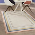 thumbnail image 1 of Unique Loom Lotus Collection Area Rug - Guyana (5' 3" x 8' Rectangle Multi/Blue), 1 of 7