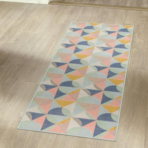 Unique Loom Lotus Collection Area Rug - King (2' x 10' Runner Multi/Ivory)
