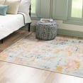 thumbnail image 1 of Unique Loom Lotus Collection Area Rug - Royal (6' Square Multi/Ivory), 1 of 7