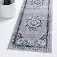 thumbnail image 1 of Unique Loom Lucerne Collection Area Rug - Reuss (2' x 6' 1" Runner Gray/Blue), 1 of 10