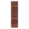 thumbnail image 1 of Unique Loom Lucerne Collection Area Rug - Rosengart (2' 7" x 10' Runner Rust Red/Black), 1 of 9