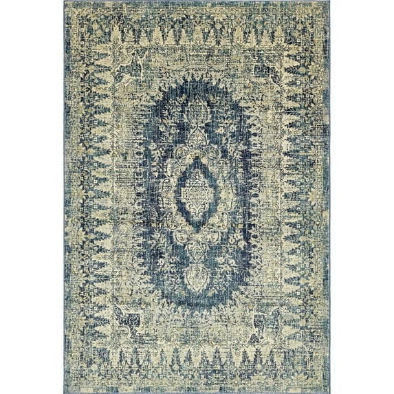 Unique Loom Lyngby Lake Oslo Vintage Oriental Area Rug or Runner