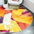 thumbnail image 1 of Unique Loom Lyon Collection Area Rug - Cairo (8' Round Multi/Blue), 1 of 7