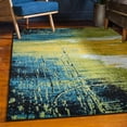 thumbnail image 1 of Unique Loom Copenhagen Lyon Rug, Light Green (3' 3 x 5' 3), 1 of 7