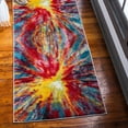 thumbnail image 1 of Unique Loom Lyon Collection Area Rug - Ruby (2' 7" x 10' Runner Multi/Blue), 1 of 7