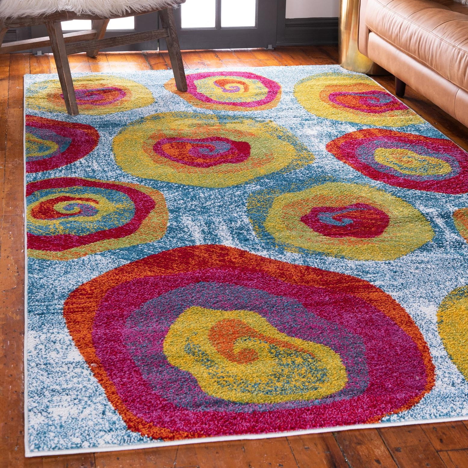 Unique Loom Lyon Collection Area Rug - Sydney (5' 1" x 8' Rectangle ...
