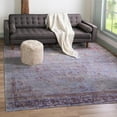 thumbnail image 1 of Unique Loom Austin Collection Area Rug - Lyrica (8' Square Violet/Brown), 1 of 8