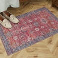thumbnail image 1 of Unique Loom Maahru Collection Area Rug - Blood Moon (4' 1" x 6' 1" Rectangle Antique Red/Blue), 1 of 12