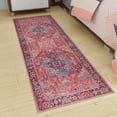 thumbnail image 1 of Unique Loom Maahru Collection Area Rug - Super Moon (2' x 4' 1" Runner Rust Red/Blue), 1 of 7