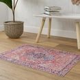 thumbnail image 1 of Unique Loom Maahru Collection Area Rug - Super Moon (9' 2" x 12' Rectangle Rust Red/Blue), 1 of 7
