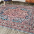 thumbnail image 1 of Unique Loom Maahru Collection Area Rug - Waning Moon (3' 3" Square Blue/Beige), 1 of 12