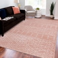 thumbnail image 1 of Unique Loom Paxon Trellis Collection Area Rug - Maeve (10' x 14' Rectangle Rose Pink/Ivory), 1 of 7