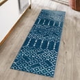 thumbnail image 1 of Unique Loom Paxon Trellis Collection Area Rug - Maeve (2' x 9' 10" Runner Navy Blue/Ivory), 1 of 12
