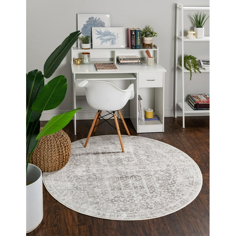 Unique Loom Michaelangelo Vita 9 x 12 Multi/Pink Indoor Medallion Oriental Area Rug