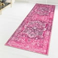 thumbnail image 1 of Unique Loom Medina Collection Area Rug - Magnet (2' 7" x 13' Runner Plumrose Pink/Ivory), 1 of 12