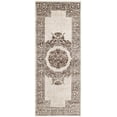 thumbnail image 1 of Unique Loom Hermitage Collection Area Rug - Malachite (2' x 5' Runner Chocolate Brown/Black), 1 of 6