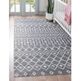 thumbnail image 1 of Unique Loom Mamounia Moroccan Trellis Rug , 8' 0" x 11' 0" ,Gray, 1 of 2