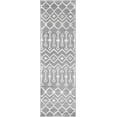 thumbnail image 1 of Unique Loom Moroccan Trellis Rug, Dark Gray/Ivory (2' 0 x 6' 7), 1 of 2