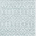 thumbnail image 1 of Unique Loom Moroccan Trellis Tribal Rug 6' x 6' Square Light Blue/Ivory, 1 of 11