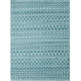 thumbnail image 1 of Unique Loom Moroccan Trellis Rug, Teal/Ivory (10' 8 x 16' 5), 1 of 3