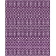thumbnail image 1 of Unique Loom Mamounia Moroccan Trellis Rug Violet/Ivory 7' 10" x 10' Rectangle Geometric Tribal Perfect For Living Room Bed Room Dining Room Office, 1 of 9