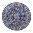 thumbnail image 1 of Unique Loom Mangata Collection Area Rug - Mahtaab (5' 3" Round Black/Blue), 1 of 10