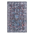 thumbnail image 1 of Unique Loom Mangata Collection Area Rug - Mahtaab (5' 3" x 8' Rectangle Black/Blue), 1 of 11