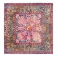 thumbnail image 1 of Unique Loom Mangata Collection Area Rug - Mona (5' 3" Square Pink/Beige), 1 of 12