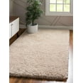 thumbnail image 1 of Unique Loom Marilyn Monroe Opulence Shag Collection Area Rug - (10' x 14' Rectangle Blonde), 1 of 2
