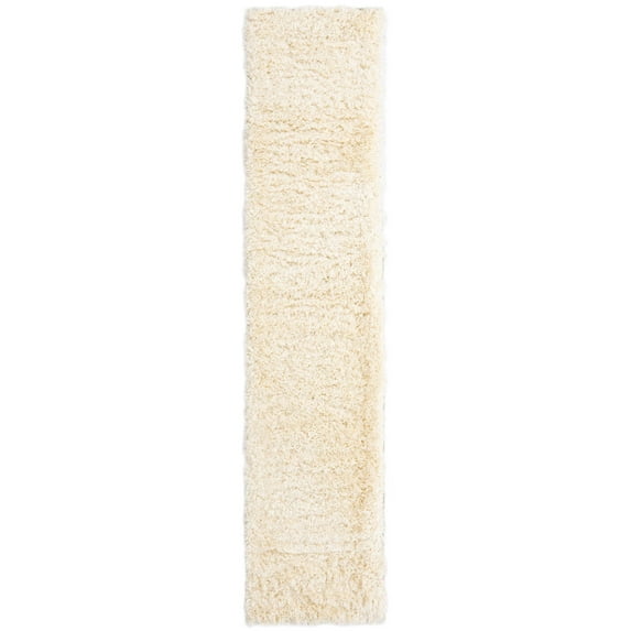 Unique Loom Marilyn Monroe Opulence Shag Collection Area Rug - (2' 7" x 12' Runner Bone/Beige)