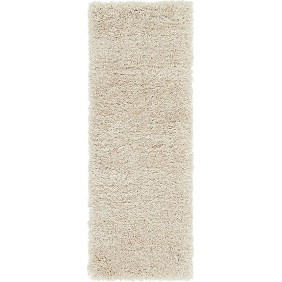 Unique Loom Marilyn Monroe Opulence Shag Collection Area Rug - (2' x 6' 1" Runner Blonde)