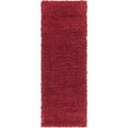 thumbnail image 1 of Unique Loom Marilyn Monroe Opulence Shag Collection Area Rug - (2' x 6' 1" Runner Lipstick), 1 of 4