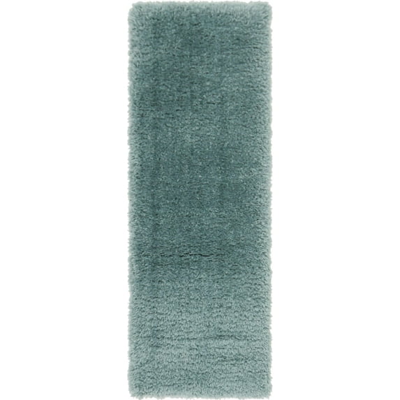 Unique Loom Marilyn Monroe Opulence Shag Collection Area Rug - (2' x 6' 1" Runner Niagara)
