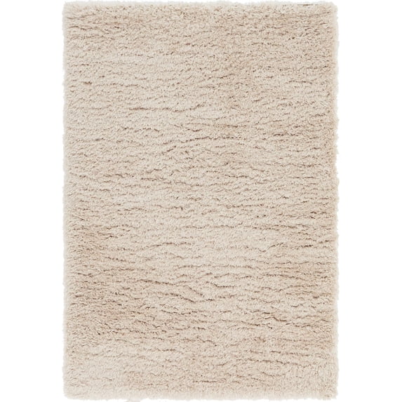 Unique Loom Marilyn Monroe Opulence Shag Collection Area Rug - (4' 1" x 6' 1" Rectangle Blonde)