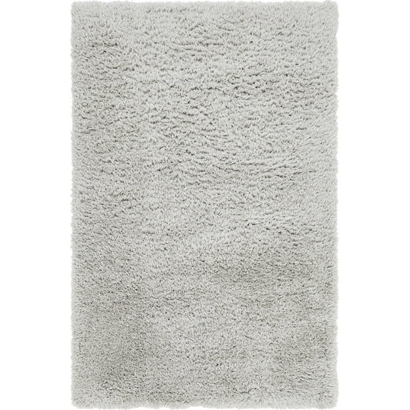 Unique Loom Marilyn Monroe Opulence Shag Collection Area Rug - (5' 1" x 8' Rectangle Silver Screen)