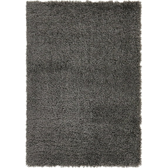 Unique Loom Marilyn Monroe Opulence Shag Collection Area Rug - (5' 1" x 8' Rectangle Slate)