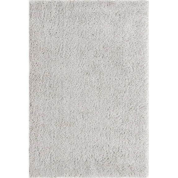 Unique Loom Marilyn Monroe Opulence Shag Collection Area Rug - (6' x 9' Rectangle Silver Screen)