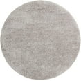 thumbnail image 1 of Unique Loom Marilyn Monroe Opulence Shag Collection Area Rug - (7' 10" Round Silver Screen), 1 of 11
