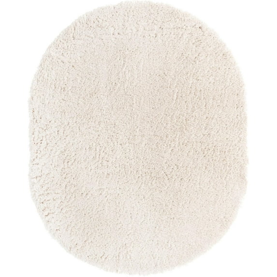 Unique Loom Marilyn Monroe Opulence Shag Collection Area Rug - (7' 10" x 10' Oval Blonde)